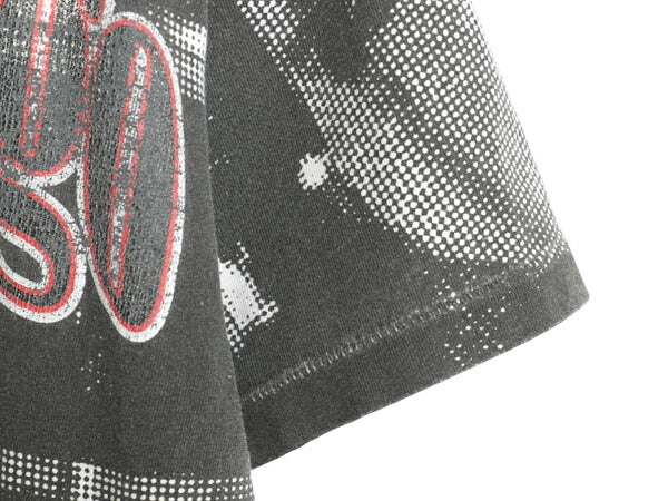 90s ブルズ オールオーバー プリント 半袖 Tシャツ メンズ S 程/ オールド NBA オフィシャル バスケ アート イラスト マイケル ジョーダン