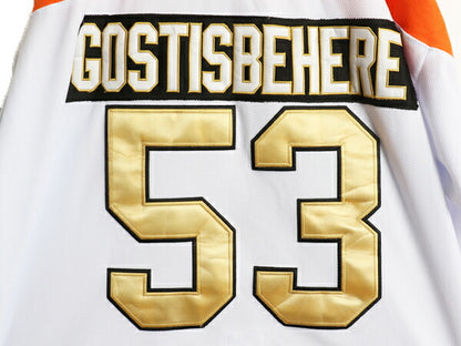 フライヤーズ ホッケー ジャージ メンズ XXL 程/ 古着 NHL オフィシャル リーボック アイスホッケー ユニフォーム 長袖シャツ 大きいサイズ