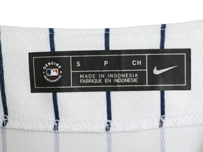 ヤンキース ベースボール シャツ メンズ S / MLB オフィシャル ナイキ スウッシュ 大リーグ ユニフォーム ゲームシャツ 半袖シャツ 重ね着