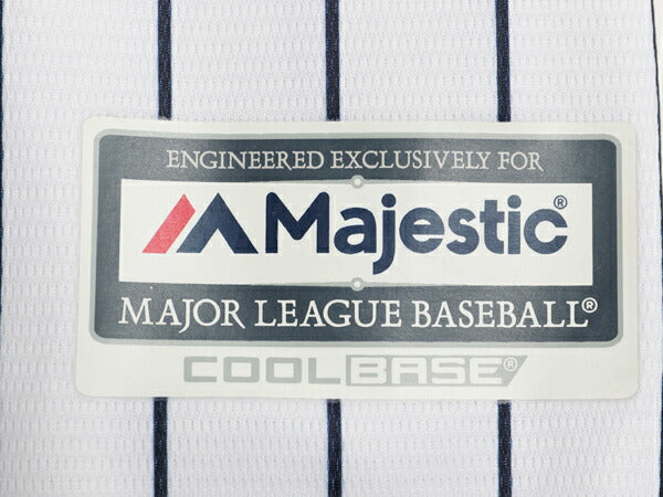 ヤンキース ベースボール シャツ メンズ L / MLB オフィシャル マジェスティック 大リーグ ユニフォーム ゲームシャツ 半袖シャツ ジャージ