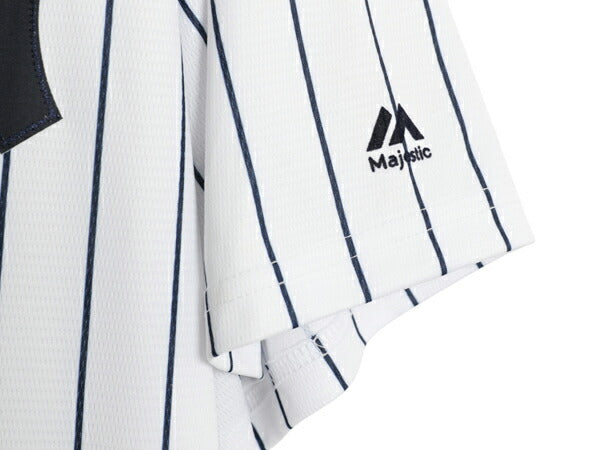 ヤンキース ベースボール シャツ メンズ L / MLB オフィシャル マジェスティック 大リーグ ユニフォーム ゲームシャツ 半袖シャツ ジャージ