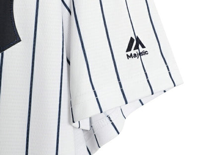 ヤンキース ベースボール シャツ メンズ L / MLB オフィシャル マジェスティック 大リーグ ユニフォーム ゲームシャツ 半袖シャツ ジャージ