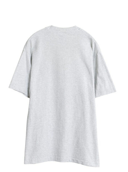 00s ネコ アート イラスト プリント Tシャツ メンズ レディース L 古着 オールド グラフィック シングルステッチ フルーツオブザルーム 灰