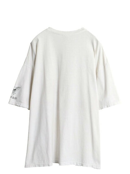 ドッグ ジョーク キャラクター イラスト プリント Tシャツ メンズ XXL アニマル メッセージ 大きいサイズ ヘビーウェイト グラフィック 白