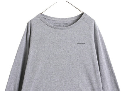 19年製 パタゴニア 両面 プリント 長袖 Tシャツ レディース L / Patagonia アウトドア ロンT プリントT ロゴT フィッツロイ バックプリント