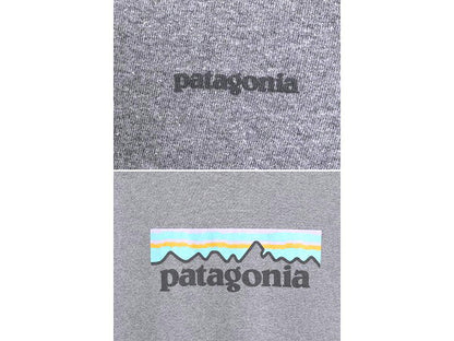 19年製 パタゴニア 両面 プリント 長袖 Tシャツ レディース L / Patagonia アウトドア ロンT プリントT ロゴT フィッツロイ バックプリント
