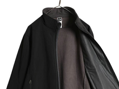 US企画 ノースフェイス APEX ソフトシェル ジャケット メンズ M / The North face アウトドア ストレッチ 裏 フリース フルジップ ブラック