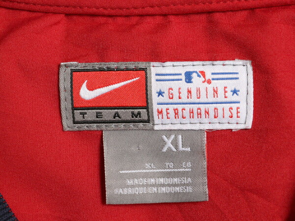 00s MLB オフィシャル ナイキ カージナルス ナイロン ジャケット メンズ XL / オールド NIKE センター スウッシュ プルオーバー ブルゾン