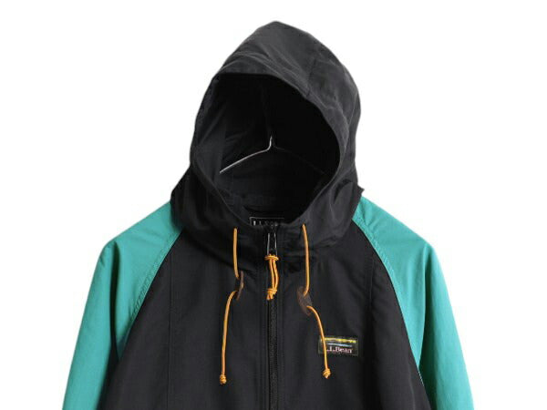 エルエルビーン ナイロン アノラック パーカー ジャケット レディース L 小さめ 古着 LLBEAN プルオーバー ハーフジップ マンパ パッカブル
