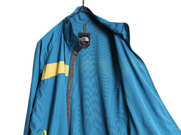 ノースフェイス フルジップ ナイロン ジャケット レディース L 古着 The North Face Hydrenalite ブルゾン アウトドア ハイネック ツートン