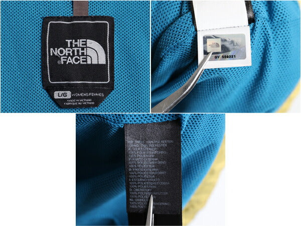ノースフェイス フルジップ ナイロン ジャケット レディース L 古着 The North Face Hydrenalite ブルゾン アウトドア ハイネック ツートン