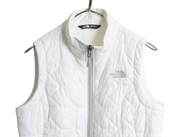 ノースフェイス 中綿 ナイロン ベスト レディース S / 古着 The North Face アウトドア 重ね着 前開き キルティング ハイネック フルジップ