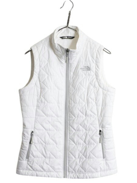 ノースフェイス 中綿 ナイロン ベスト レディース S / 古着 The North Face アウトドア 重ね着 前開き キルティング ハイネック フルジップ