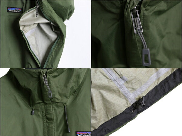 パタゴニア トレントシェル ナイロン パーカー ジャケット レディース L / 17年製 Patagonia ジャンパー マウンテンパーカー パッカブル 緑