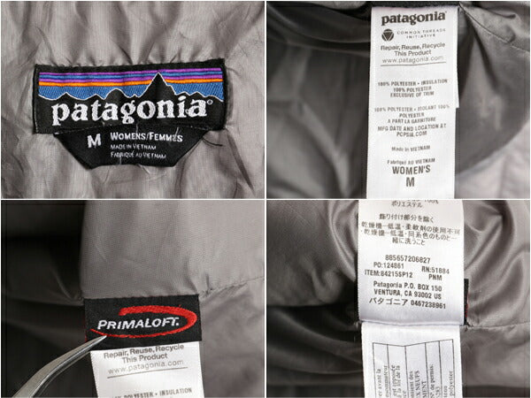 パタゴニア ナノ パフ ジャケット レディース M 12年製 Patagonia 中綿 ナイロン キルティング ハイネック フルジップ パッカブル ブルゾン