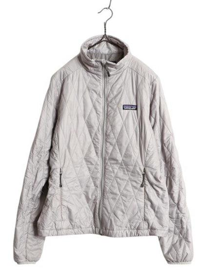 パタゴニア ナノ パフ ジャケット レディース M 12年製 Patagonia 中綿 ナイロン キルティング ハイネック フルジップ パッカブル ブルゾン