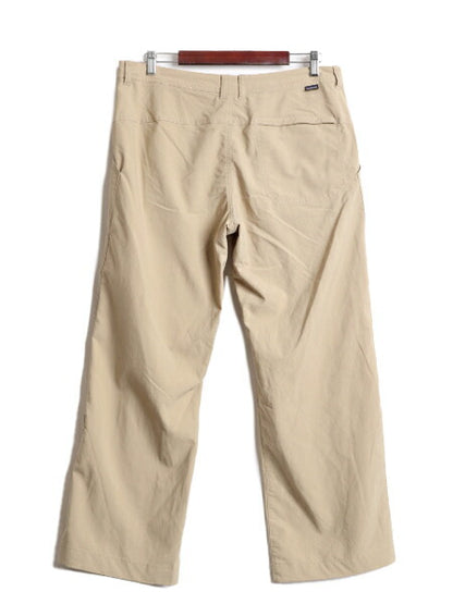 10年製 パタゴニア インターコンチネンタル ナイロン パンツ 14 レディース L 程/ 古着 Patagonia アウトドア ポケット付き ベージュ 薄手
