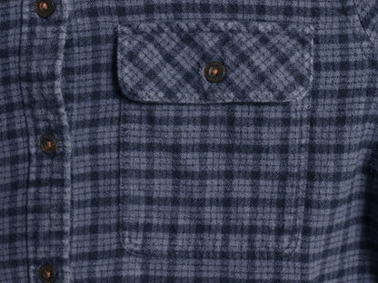 パタゴニア ロングスリーブ フィヨルド フランネル 長袖 シャツ レディース M / 古着 21年製 Patagonia アウトドア ネルシャツ チェック 青