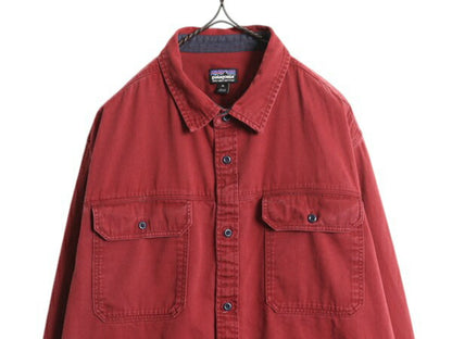 パタゴニア フォー キャニオン ツイル シャツ メンズ XL 18年製 Patagonia 長袖シャツ ワーク ヘビーウェイト オーガニック コットン 厚手