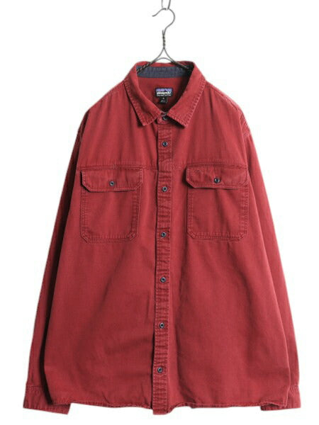 パタゴニア フォー キャニオン ツイル シャツ メンズ XL 18年製 Patagonia 長袖シャツ ワーク ヘビーウェイト オーガニック コットン 厚手