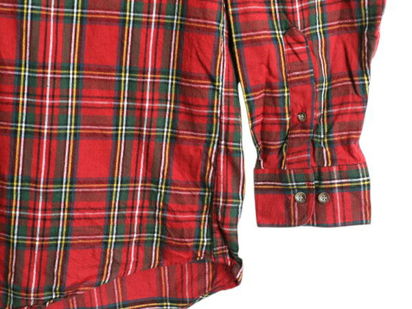 90s ウールリッチ チェック ボタンダウン フランネル シャツ メンズ L 古着 90年代 オールド Woolrich ネルシャツ 長袖シャツ マルチカラー