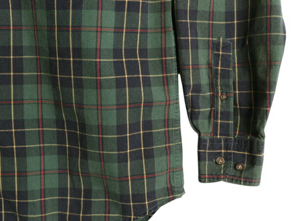 00s OLD GAP チェック 長袖 シャツ メンズ M / 古着 00年代 オールド ギャップ コットン 長袖シャツ ポケット付き マルチカラー カジュアル
