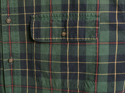 00s OLD GAP チェック 長袖 シャツ メンズ M / 古着 00年代 オールド ギャップ コットン 長袖シャツ ポケット付き マルチカラー カジュアル