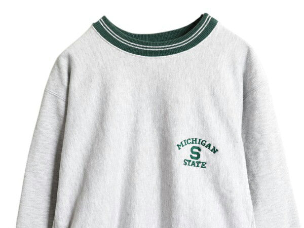 90s USA製 チャンピオン リバースウィーブ スウェット メンズ XL / 古着 オールド Champion トレーナー 裏起毛 カレッジ 刺繍 大きいサイズ