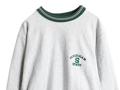 90s USA製 チャンピオン リバースウィーブ スウェット メンズ XL / 古着 オールド Champion トレーナー 裏起毛 カレッジ 刺繍 大きいサイズ