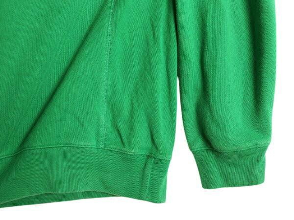 90s ポロ ラルフローレン 無地 スウェット キッズ XL メンズ M 程 古着 90年代 オールド 前V トレーナー スエット クルーネック ポニー無し