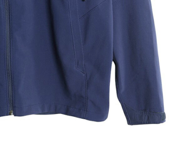 パタゴニア アズ ジャケット メンズ L / 20年製 Patagonia アウトドア ソフトシェル ストレッチ ブルゾン フルジップ ハイネック 防風 紺