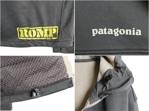 パタゴニア スロープ スタイル フーディ メンズ S 13年製 Patagonia ソフトシェル パーカー ジャケット フルジップ ストレッチ 裏 フリース