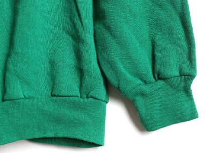 80s USA製 ビンテージ ■ Champion 2トーン 切替 スウェット トレーナー ( XL 小さめ メンズ M 程) 古着 80年代 チャンピオン 裏起毛 緑 白