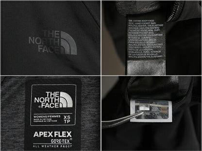 US企画 ノースフェイス APEX FLEX ゴアテックス ソフトシェル ジャケット レディース XS 古着 ストレッチ フルジップ 収納 フード ブルゾン
