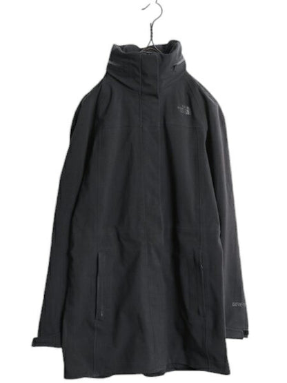 US企画 ノースフェイス APEX FLEX ゴアテックス ソフトシェル ジャケット レディース XS 古着 ストレッチ フルジップ 収納 フード ブルゾン