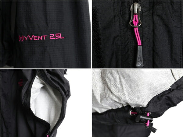 US企画 ノースフェイス ベンチャー ジャケット レディース M The North Face HYVENT マウンテンパーカー ナイロン ブルゾン パッカブル 黒