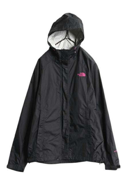 US企画 ノースフェイス ベンチャー ジャケット レディース M The North Face HYVENT マウンテンパーカー ナイロン ブルゾン パッカブル 黒