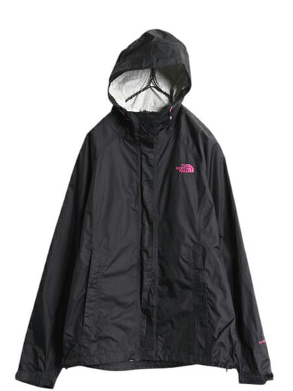 US企画 ノースフェイス ベンチャー ジャケット レディース M The North Face HYVENT マウンテンパーカー ナイロン ブルゾン パッカブル 黒