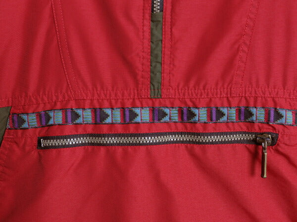 90s エルエルビーン ナイロン アノラック パーカー ジャケット メンズ L / オールド LLBEAN ジャンパー ハーフジップ プルオーバー マンパ