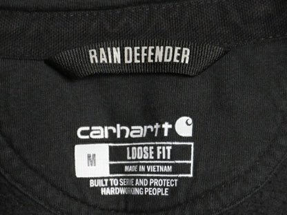 US企画 カーハート スウェット フード パーカー メンズ M / CARHARTT Rain Defender ヘビーウェイト トレーナー プルオーバー 撥水加工 黒
