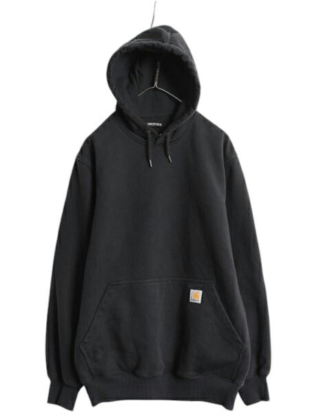 US企画 カーハート スウェット フード パーカー メンズ M / CARHARTT Rain Defender ヘビーウェイト トレーナー プルオーバー 撥水加工 黒