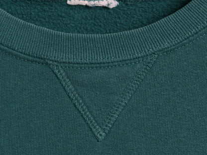 チャンピオン ワンポイント スウェット メンズ レディース L 程 古着 Champion 裏起毛 トレーナー スクリプト ロゴ 刺繍 クルーネック 前V