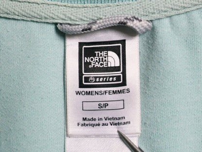 ノースフェイス トラック ジャケット レディース S / The North Face フルジップ ジャージ ジャンパー ボーダー ハイネック A5 シリーズ 緑