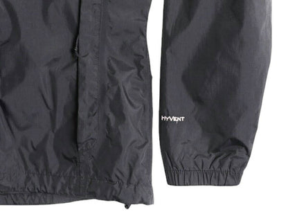 ノースフェイス HYVENT ナイロン ジャケット レディース M The North Face アウトドア マウンテンパーカー ブルゾン マンパ 収納 フード 黒
