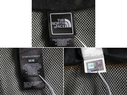 ノースフェイス HYVENT ナイロン ジャケット レディース M The North Face アウトドア マウンテンパーカー ブルゾン マンパ 収納 フード 黒