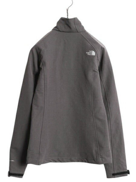 US企画 ノースフェイス FLASHDRY ソフトシェル ジャケット レディース XS 古着 The North Face フルジップ ブルゾン アウトドア ハイネック