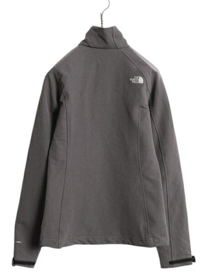 US企画 ノースフェイス FLASHDRY ソフトシェル ジャケット レディース XS 古着 The North Face フルジップ ブルゾン アウトドア ハイネック