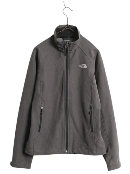 US企画 ノースフェイス FLASHDRY ソフトシェル ジャケット レディース XS 古着 The North Face フルジップ ブルゾン アウトドア ハイネック