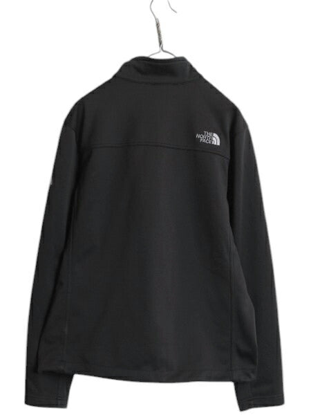 US企画 ノースフェイス WIND WALL ソフトシェル ジャケット メンズ M / The North face 裏 フリース フルジップ ブラック アウトドア 企業