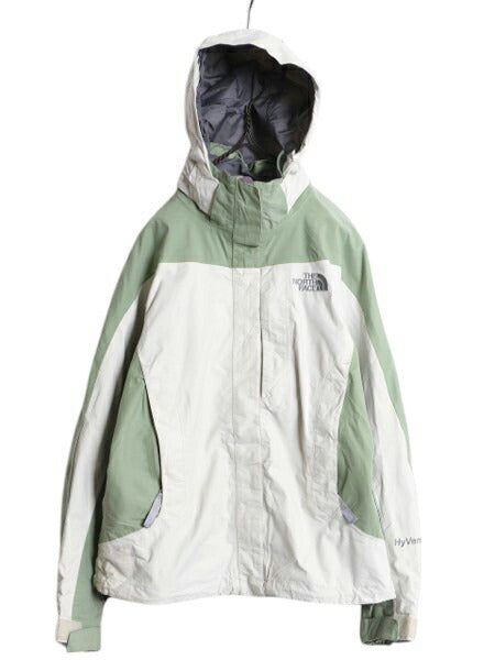 US企画 ノースフェイス HyVent マウンテンパーカー ジャケット レディース M / 古着 The North Face マンパ ナイロン ブルゾン フルジップ